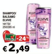 Offerta per L'oreal - Shampoo/Balsamo Elvive a 2,49€ in Crai