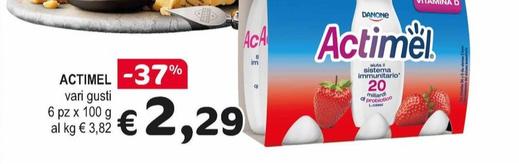 Offerta per Danone - Actimel a 2,29€ in Crai