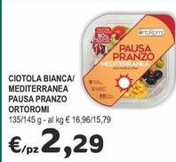 Offerta per Ortoromi - Ciotola Bianca/mediterranea Pausa Pranzo a 2,29€ in Crai