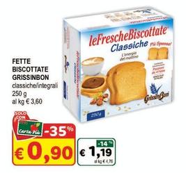 Offerta per Grissin Bon - Fette Biscottate a 1,19€ in Crai