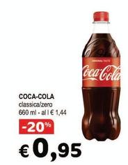 Offerta per Coca Cola - Classica/zero a 0,95€ in Crai