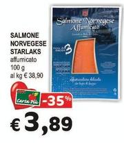 Offerta per Salmone affumicato a 3,89€ in Crai