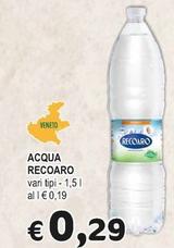 Offerta per Recoaro - Acqua a 0,29€ in Crai