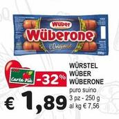 Offerta per Wuber - Würstel Wüberone a 1,89€ in Crai