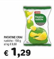 Offerta per Crai - Patatine a 1,29€ in Crai