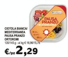 Offerta per Ortoromi - Ciotola Bianca/ Mediterranea Pausa Pranzo a 2,29€ in Crai