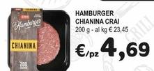 Offerta per Crai - Hamburger Chianina a 4,69€ in Crai