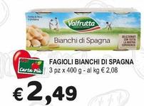 Offerta per Valfrutta - Fagioli Bianchi Di Spagna a 2,49€ in Crai