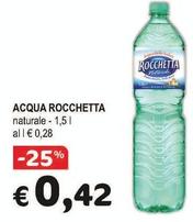 Offerta per Rocchetta - Acqua a 0,42€ in Crai