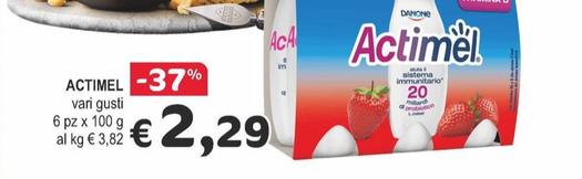 Offerta per Danone - Actimel a 2,29€ in Crai