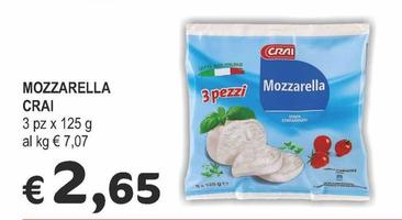 Offerta per Crai - Mozzarella a 2,65€ in Crai