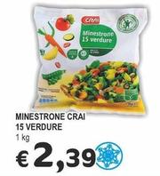 Offerta per Crai - Minestrone 15 Verdure a 2,39€ in Crai