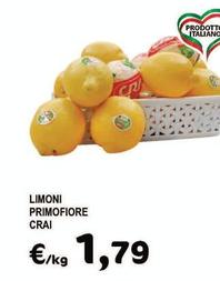 Offerta per Crai - Limoni Primofiore  a 1,79€ in Crai