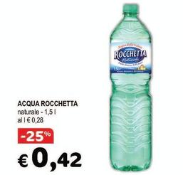 Offerta per Rocchetta - Acqua a 0,42€ in Crai