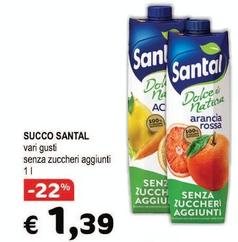 Offerta per Santal - Succo a 1,39€ in Crai