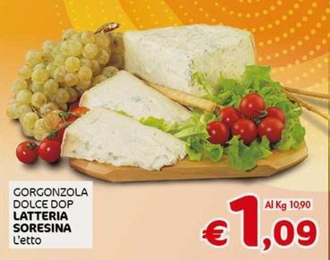 Offerta per Latteria Soresina - Gorgonzola Dolce DOP a 1,09€ in Crai
