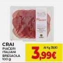 Offerta per Crai - Piaceri Italiani Bresaola a 3,99€ in Crai