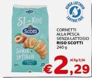 Offerta per Riso Scotti - Cornetti Alla Pesca Senza Lattosio a 2,29€ in Crai
