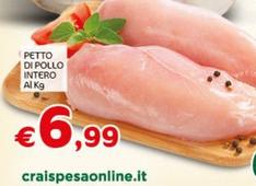 Offerta per Petto Di Pollo Intero a 6,99€ in Crai