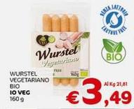 Offerta per Io Veg - Wurstel Vegetariano Bio a 3,49€ in Crai