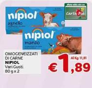 Offerta per Nipiol - Omogeneizzati Di Carne a 1,89€ in Crai