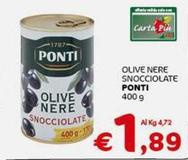 Offerta per Ponti - Olive Nere Snocciolate a 1,89€ in Crai