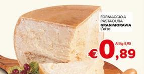 Offerta per Gran Moravia - Formaccio A Pasta Dura a 0,89€ in Crai