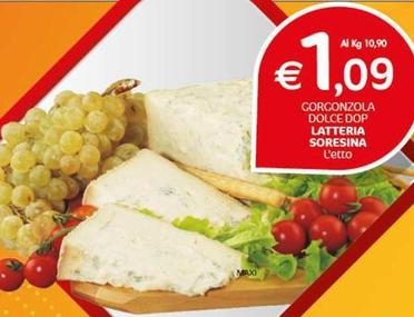 Offerta per Latteria Soresina - Gorgonzola Dolce DOP a 1,09€ in Crai