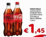 Offerta per Coca Cola - Lemon Zero a 1,45€ in Crai