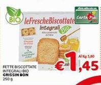 Offerta per Grissin Bon - Fette Biscottate Integrali Bio a 1,45€ in Crai