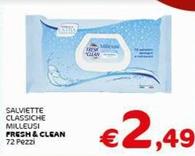 Offerta per Fresh & Clean - Salviette Classiche Milleusi a 2,49€ in Crai
