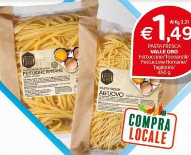 Offerta per Valle Oro - Pasta Fresca a 1,49€ in Crai