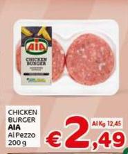 Offerta per Aia - Chicken Burger a 2,49€ in Crai