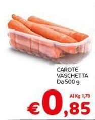 Offerta per Carote Vaschetta a 0,85€ in Crai