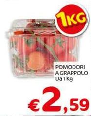 Offerta per Pomodori A Grappolo a 2,59€ in Crai