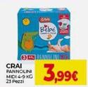 Offerta per Crai - Pannolini Midi a 3,99€ in Crai