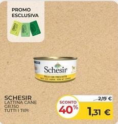 Offerta per Schesir - Lattina Cane Gr.150 Tutti I Tipi a 1,31€ in Arcaplanet