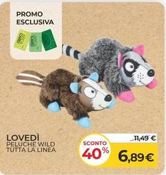 Offerta per Lovedi - Peluche Wild Tutta La Linea a 6,89€ in Arcaplanet
