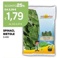 Offerta per Mioorto - Spinaci, Bietole a 1,79€ in Ekom
