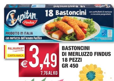 Offerta per Findus - Bastoncini Di Merluzzo a 3,49€ in Palmarket