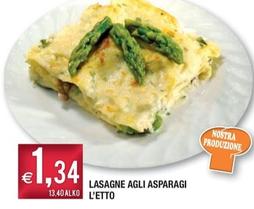 Offerta per Lasagne Agli Asparagi a 1,34€ in Palmarket