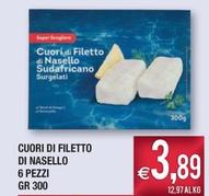 Offerta per Cuori Di Filetto Di Nasello a 3,89€ in Palmarket