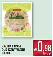 Offerta per Piadina Fresca Olio Extravergine a 0,98€ in Palmarket