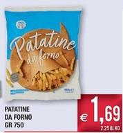 Offerta per Patatine Da Forno a 1,69€ in Palmarket