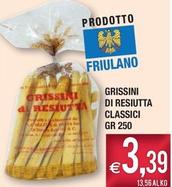 Offerta per Grissini Di Resiutta As Friulano a 3,39€ in Palmarket