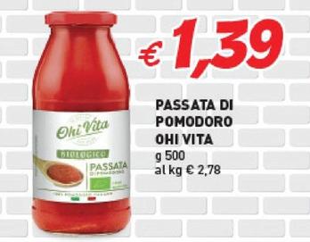 Offerta per Ohi Vita - Passata Di Pomodoro a 1,39€ in Coal