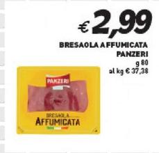 Offerta per Panzeri - Bresaola Affumicata a 2,99€ in Coal