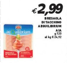 Offerta per Aia - Bresaola Di Tacchino Aequilibrium a 2,99€ in Coal
