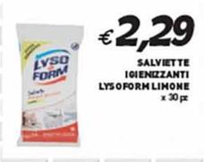 Offerta per Lysoform - Salviette Igienizzanti Limone a 2,29€ in Coal