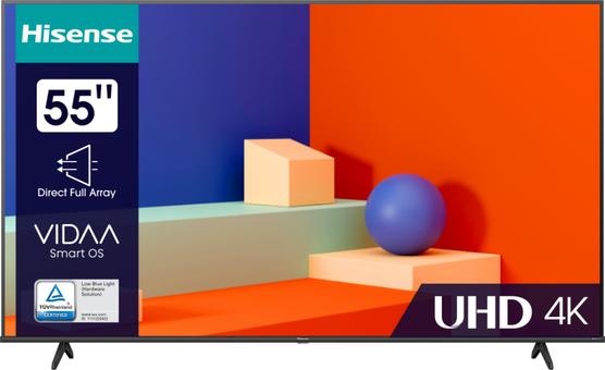 Offerta per Hisense - 55A69K TV 139,7 cm (55") 4K Ultra HD Smart TV Wi-Fi Nero 300 cd/m² a 379€ in Expert